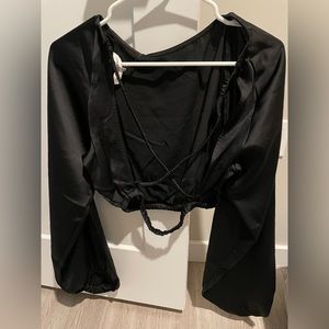 WeWoreWhat Billow Sleeve Top